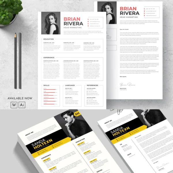 Resume & Portfolio Templates. - Image 5